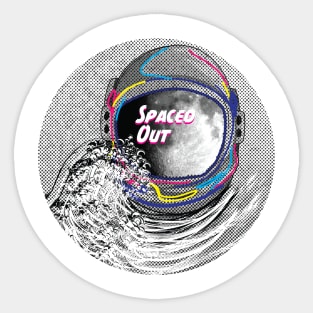 Spaced Out Astronaut Sticker